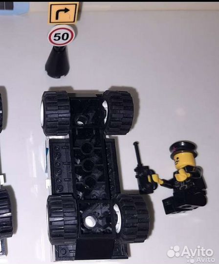 Лего конструктор полицейская машинка для малыша
