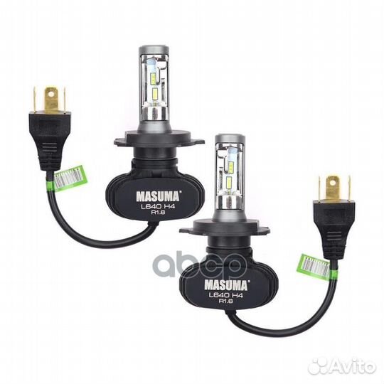 Лампы светодиодные Masuma LED H4 6000K 4000Lm P