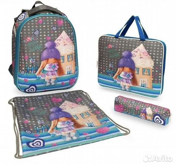 Рюкзак школьный для девочки новый