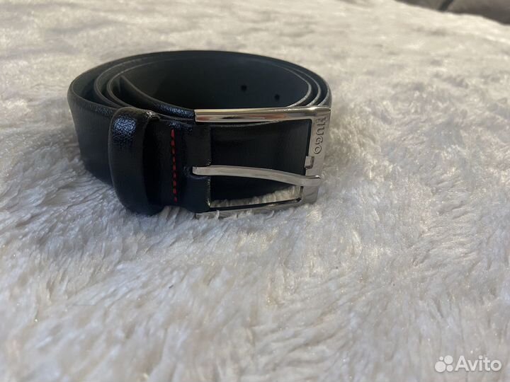 Ремни мужские (Hugo, Hugo Boss) из нат.кожи