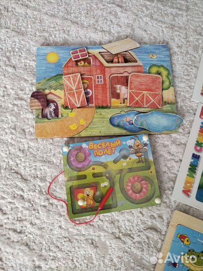 Игры для малышей (пазлы, магнитная игра)