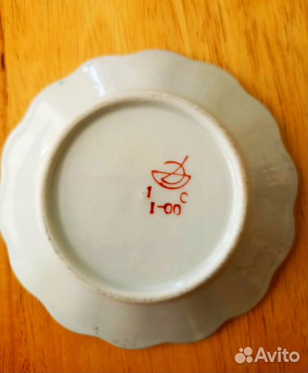 Розетки-блюдца кобальт Довбыш 1 сорт