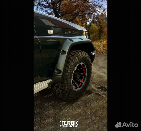 Расширители арок Toyota LC 78-79