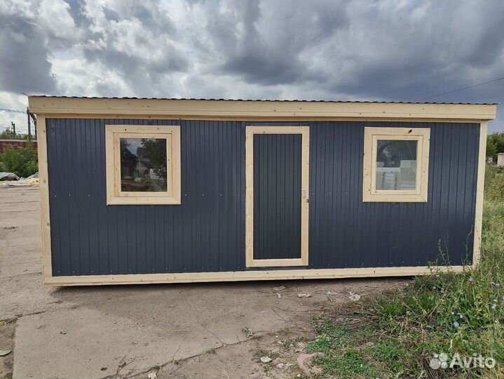 Бытовка деревянная утепленная с электрикой