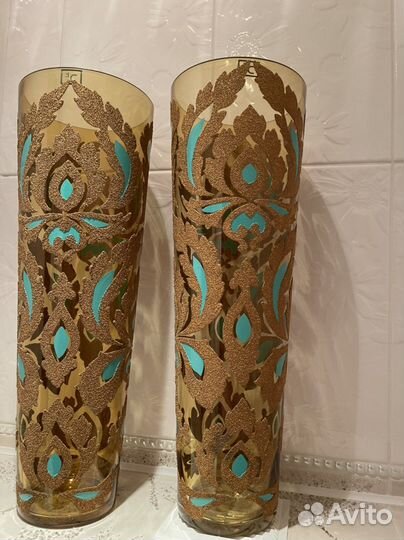 Напольная расписная ваза 50 см