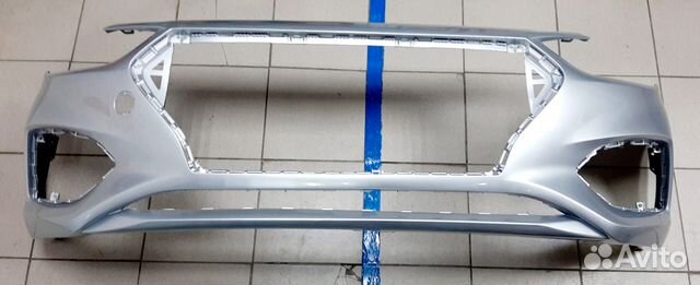 Бампер передний Solaris 2 2017-2020 цв серебр RHM