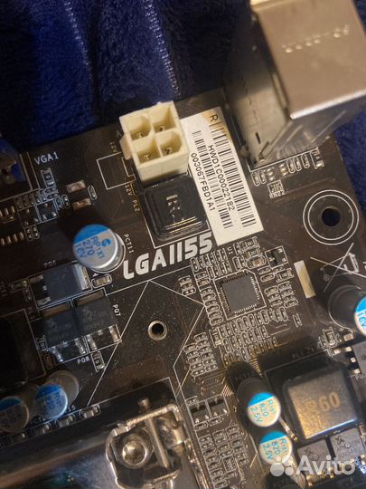 Материнская плата с процессором lga 1155