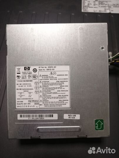 Блок питания HP 503376-001 240W