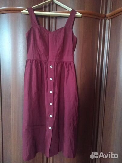 Платье женское льняное 44 размер