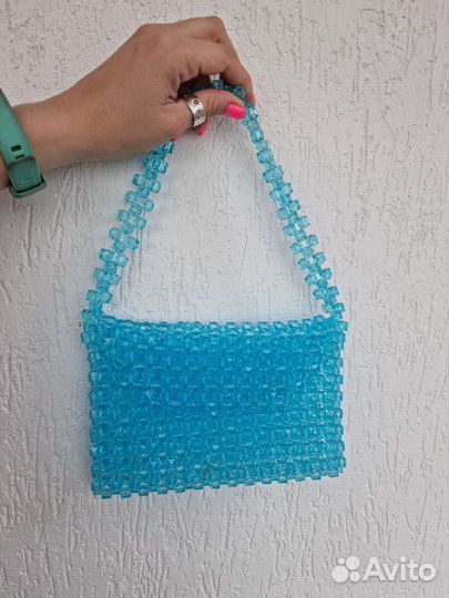 Cумка из акриловых бусин