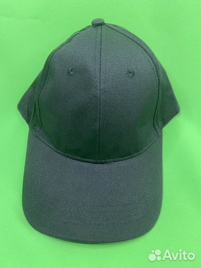 Черная однотонная кепка (Новая)