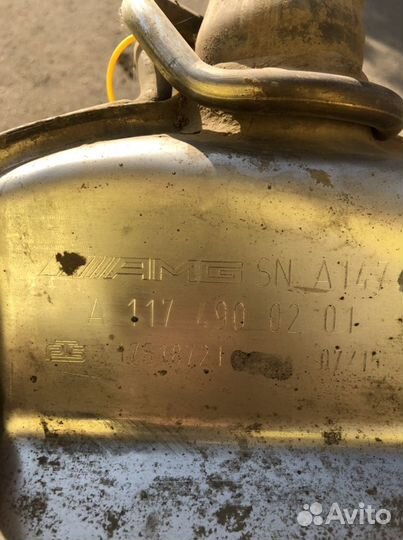 Mercedes W117 C117 CLA AMG45 Глушитель в сборе