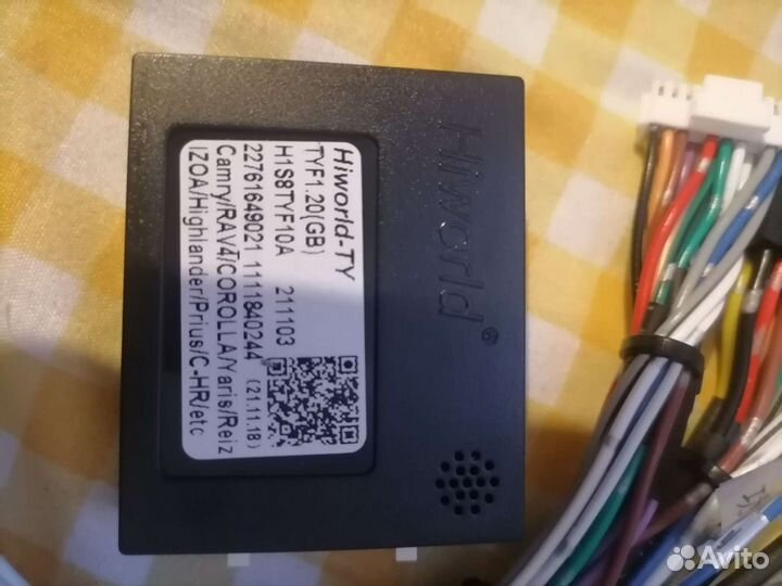 Адаптер, переходник toyota camry, RAV4, corolla, y