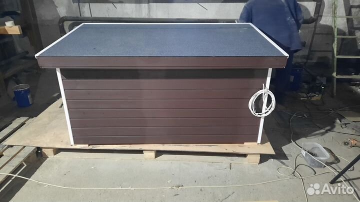 Будка для собаки утепленная с теплыми полами