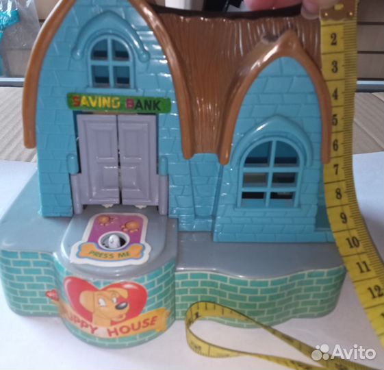 Игрушка копилка собака воришка из 90х монеты