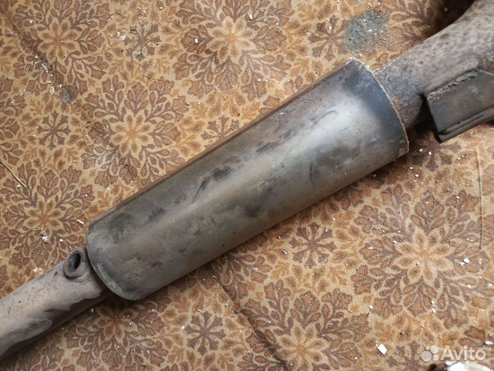 Пайп с пламягасителем на Шкода Октавия а5 1.8 TSI