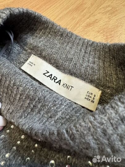 Свитер zara укороченный