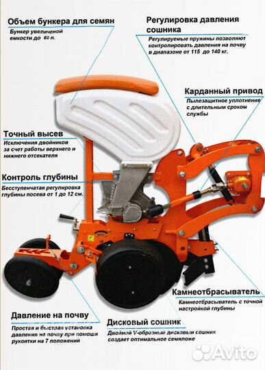 Сеялка АГ «ВЕСТ» Венза - 8, 2023