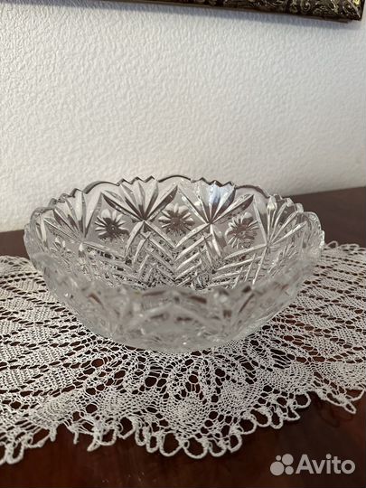Ваза хрустальная СССР 80 годы