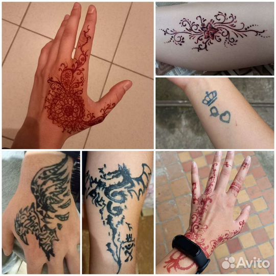 Роспись одежды, рисунки хной,аква грим,подарок с.р