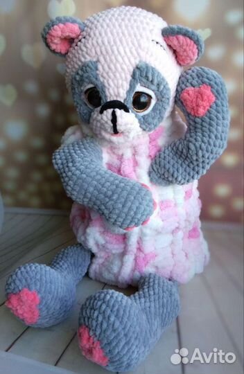 Мягкая игрушка - пижамница (Панда, Лиса, Бобёр)