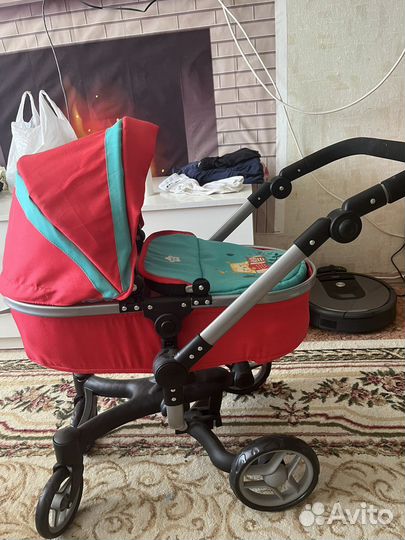 Коляска для кукол demi star 2 в 1