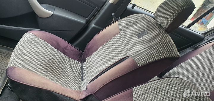 Накидки чехлы на сидения Алькантара + бархат/кожа
