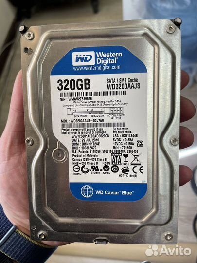 Жесткий диск Western Digital 320 gb