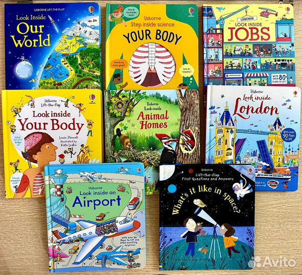 Книги с окошками на английском языке