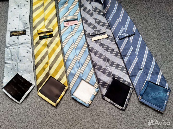 Галстук мужской италия натуральный шелк