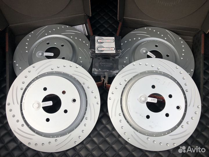 Тормозные диски Brannor для Toyota Prado