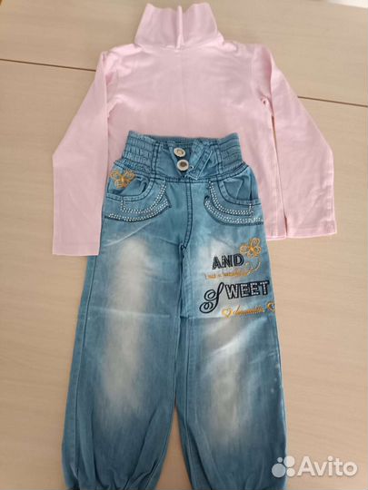 Вещи пакетом на девочку 98 104