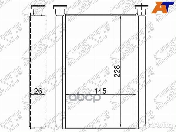 Радиатор отопителя салона toyota camry #CV30 01