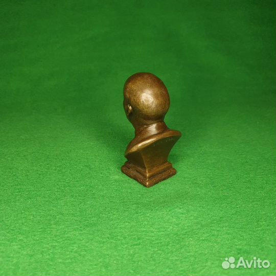 Бронзовая статуэтка Бюст Ленин (Ульянов В.И.) мал
