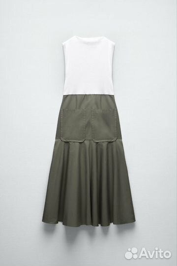 Платье Zara L миди