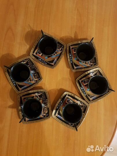 Кофейный сервиз новый Фарфор Египетский