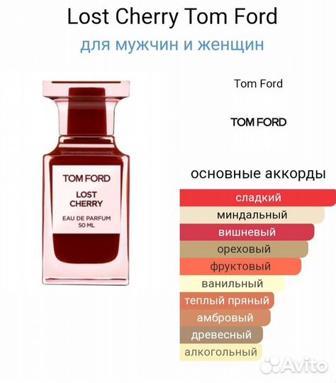 Tom Ford и Jo Malone парфюмерия