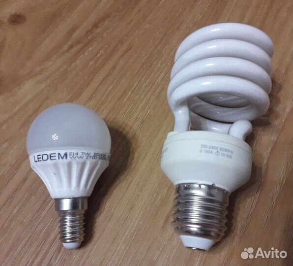 Патроны Е27, лампочки Е14, накладки на точечные