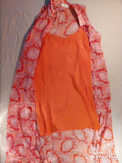 Платье Mango. Летний сарафан с комбинацией