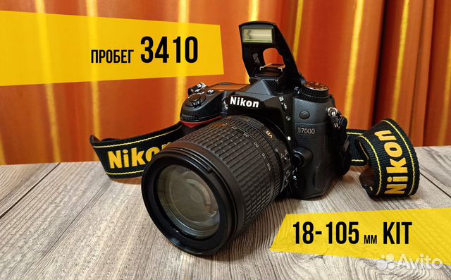 Nikon D7000 18-105 KIT (пробег 3410) в идеале +пду