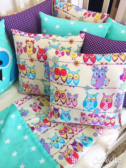 Бортики в кроватку