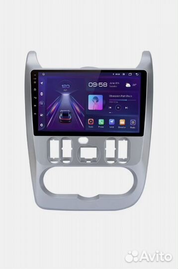 Автомагнитола 9’’Renault Logan-1, Sandero-1,Largus