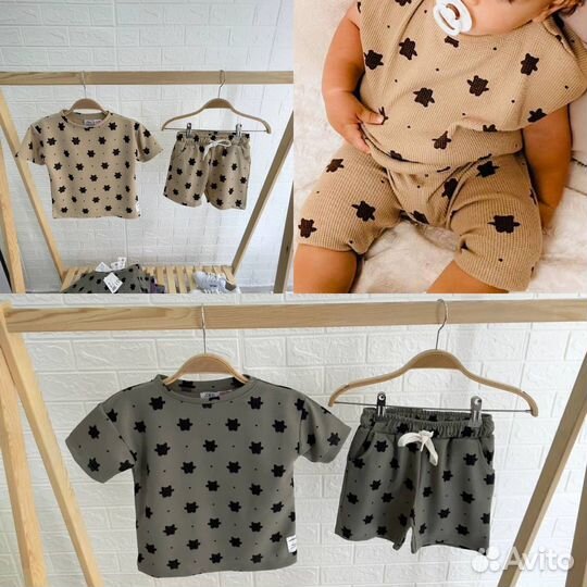 Костюмы футболка и шорты для мальчика 92-140