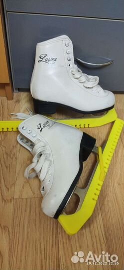 Коньки на девочку 35 размер, Larsen Martina, 23см