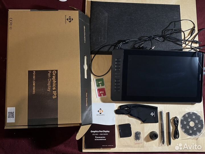 Графический планшет gaomon pd1561