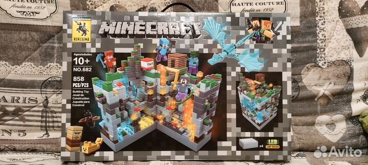 Конструктор lego minecraft крепость