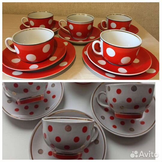 Чайные пары «Горох» фз Дружковский