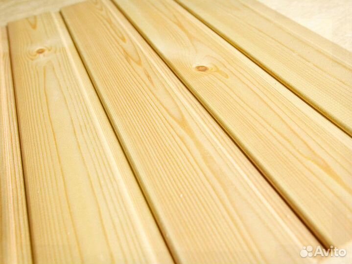 Вагонка осина 16*87 сорт В 1,0м евровагонка