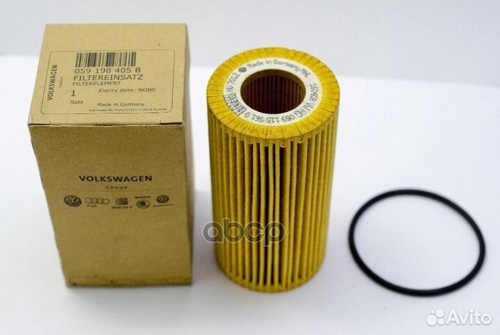 Фильтр масляный (вставка) 059198405B VAG