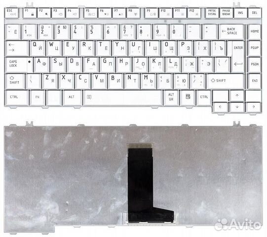Клавиатура Toshiba Satellite A200 A210 серебристая
